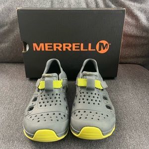 EUC Merrell Hydro Canyon Grey/Lime water shoes